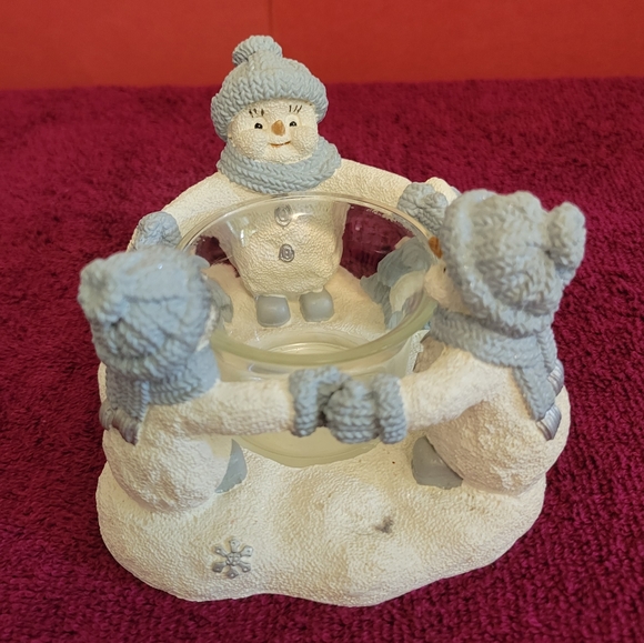 Snow Buddies Candle Holder - Picture 1 of 5